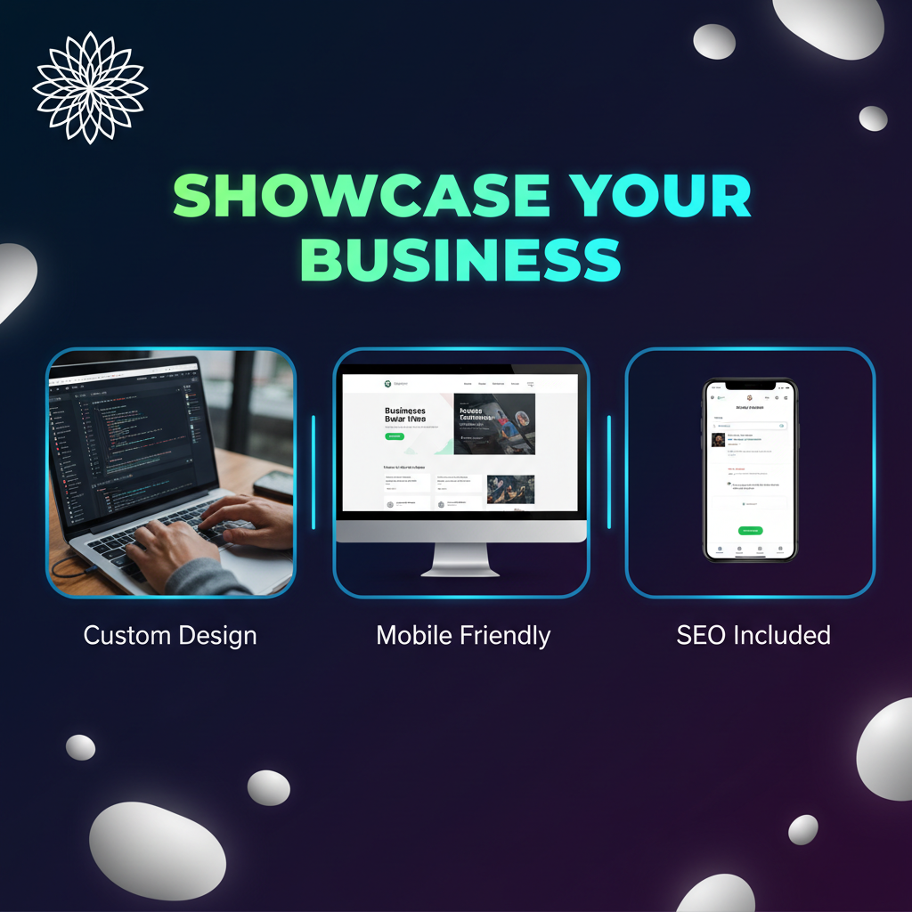 Premier Tech Works website design example on mobile and desktop